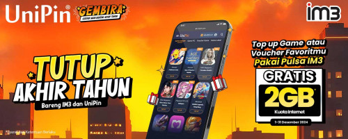 Tutup Akhir Tahun Bareng IM3 dan UniPin!!!